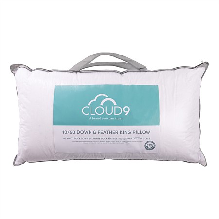 Cloud 9 10/90 Down & Feather King Pillow 