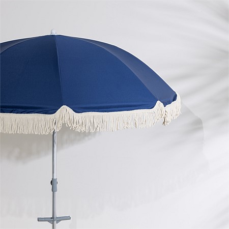 Outsidings Wainui Tassled Umbrella Blue
