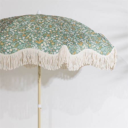 Cove Beach Umbrella with Tassels Ditsy Floral