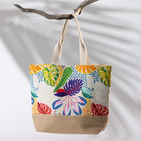 Seaside Supplies Colourful Palm Beach Bag