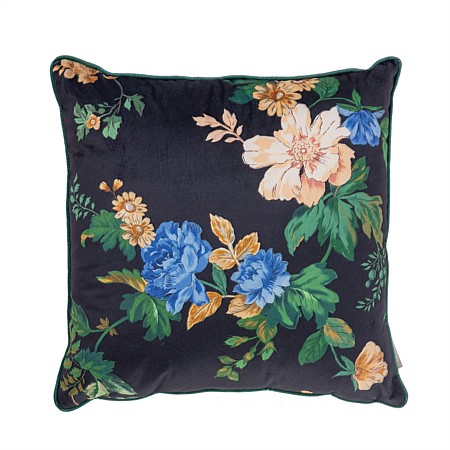 Design Republique Lucy Blue Floral Printed Cushion