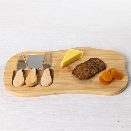 Home Chic Dina Wave Cheeseboard & Knife Set