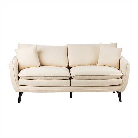 Design Republique Ivory Huntington Three Seater Couch