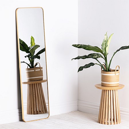 Home Chic Gold Frame Dress Mirror