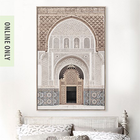 Design Republique Marrakesh Arched Framed Canvas