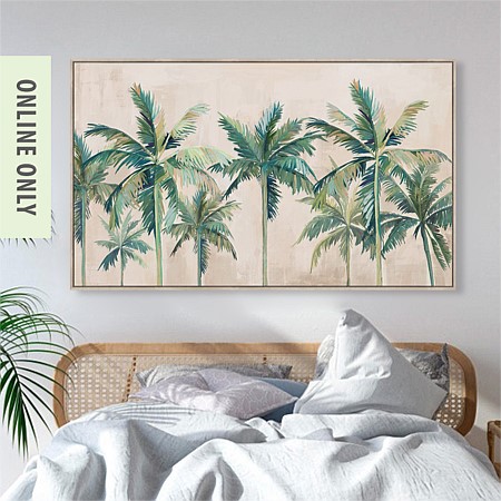 Design Republique Malibu Palms Framed Canvas