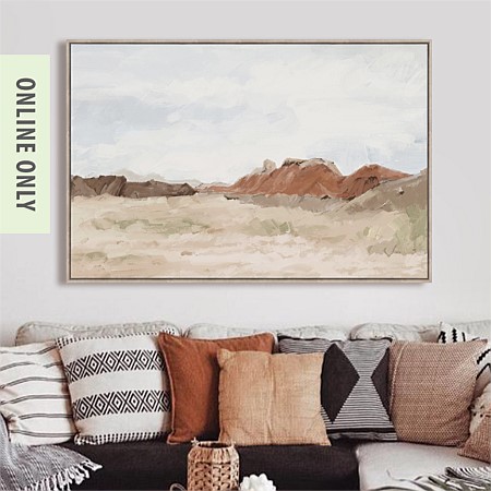 Design Republique Desert View Framed Canvas