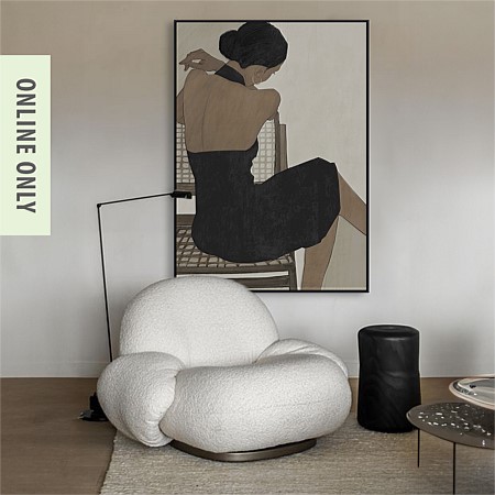 Design Republique Sitting Chic Framed Canvas
