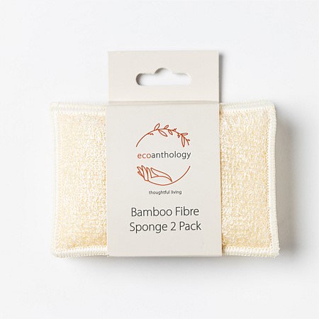 Ecoanthology Bamboo Fiber Sponge 2-Pack