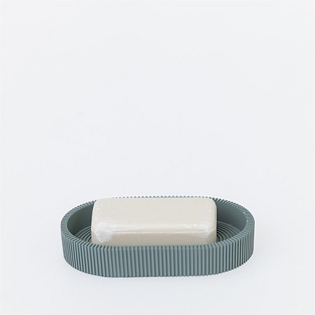 Solace Ribbed Textured Soap Dish