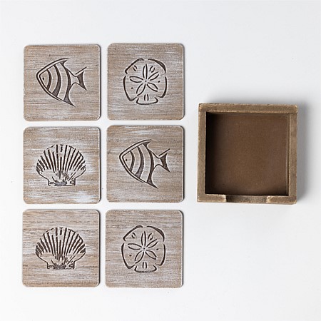 Home Co. Beached Coaster 6 Pack