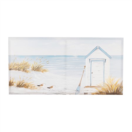 Solace Beachshed Canvas Wall Art