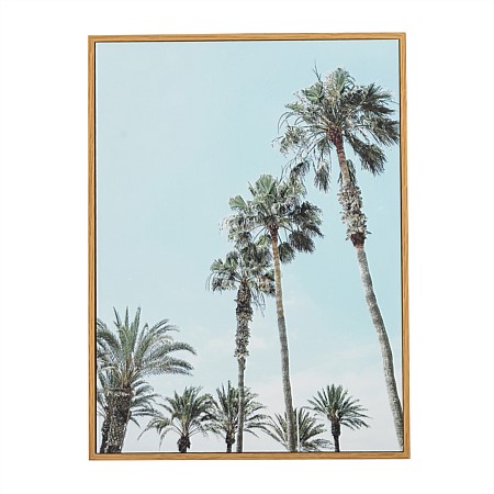Home Co. Swaying Palms Wooden Wall Art
