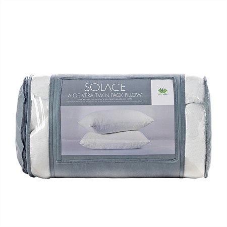 Solace Aloe Vera Pillow Twin Pack