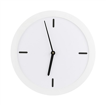 Home Co. White Wall Clock 35cm