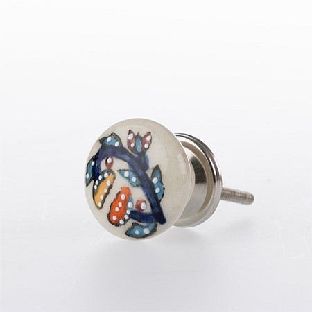 Solace Ceramic Garden Floral Drawer Knob