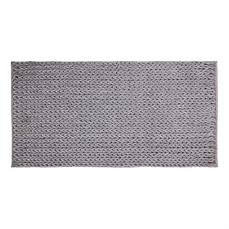 The Home Label Grey Braided Runner