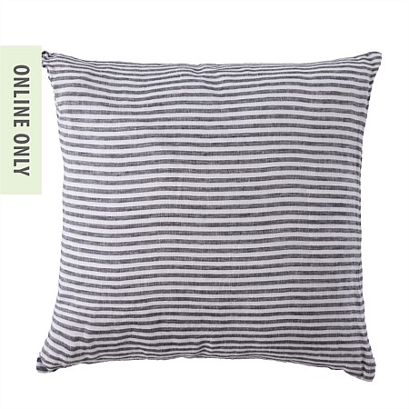  Ecoanthology 100% Linen Stripe Cushion 