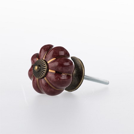 Solace York Drawer Knob Grape