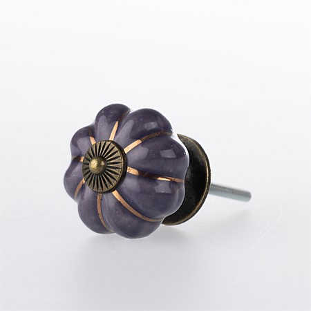 Solace York Drawer Knob Violet 