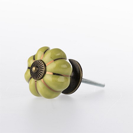 Solace York Drawer Knob Chartreuse 