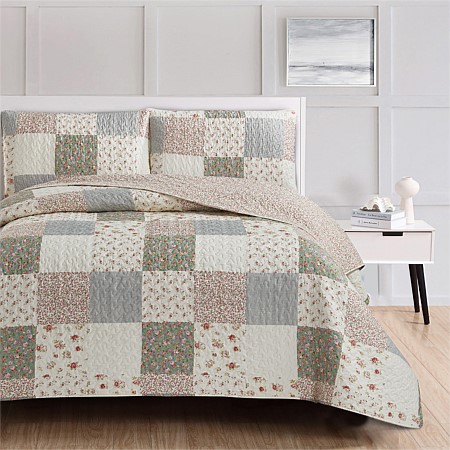 Solace Amber Patchwork Coverlet Set