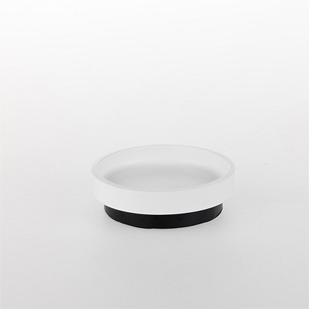 Solace Elements White Resin Soap Dish
