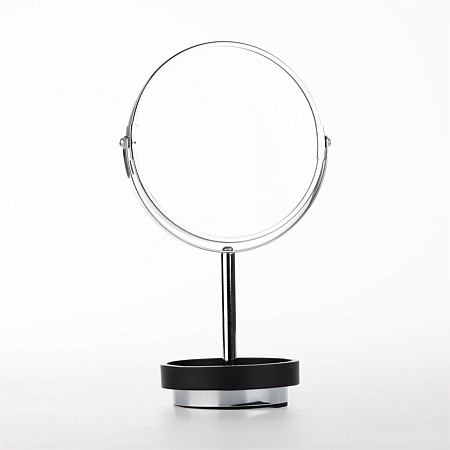 Solace Elements Black Resin Mirror With Stand
