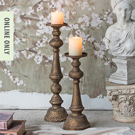 Home Chic Lily Pillar Candle Holder