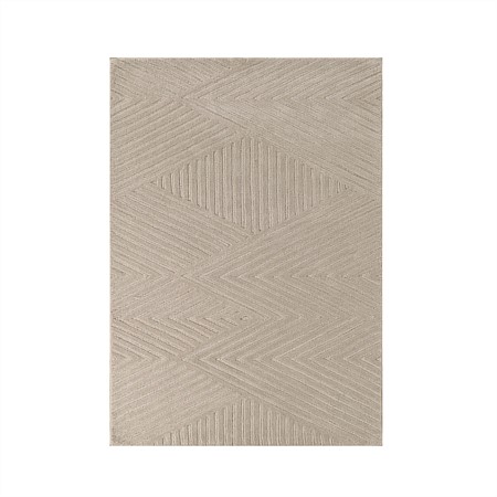 The Managers Collective Devon Diamond 100% Wool Rug 120x180cm
