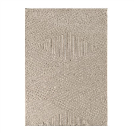 The Managers Collective Devon Diamond 100% Wool Rug 160x230cm