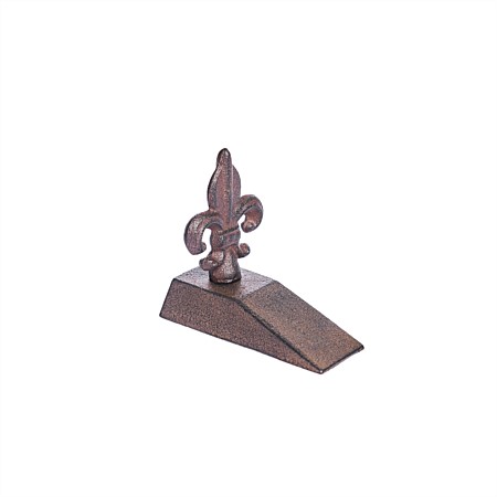 Outsidings Barron Door Wedge Fleur de Lis