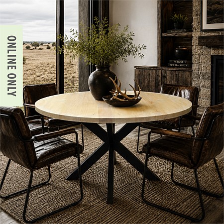 bb&b Mango Wood Round Dining Table