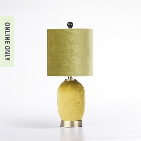 Amparo Luxe Sheen Chartreuse Lamp