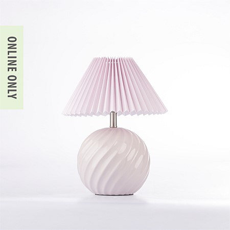 Amparo Candy Swirl Purple Table Lamp