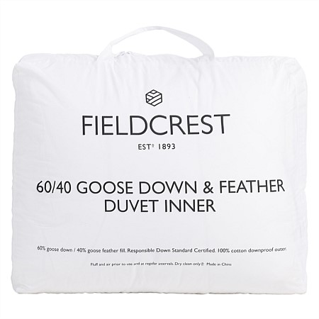 Fieldcrest 60/40 Goose Down & Feather Duvet Inner