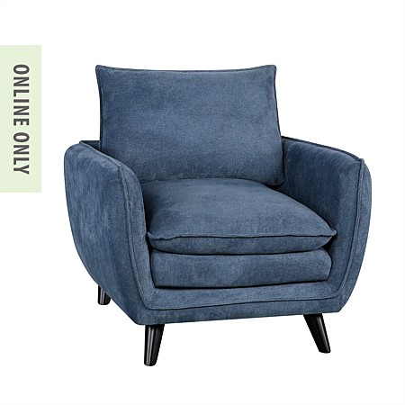 Design Republique Denim Huntington Armchair