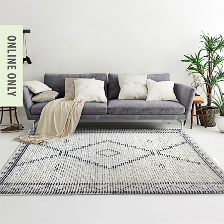 Solace Dakota Diamond Cotton Rug 160x230cm