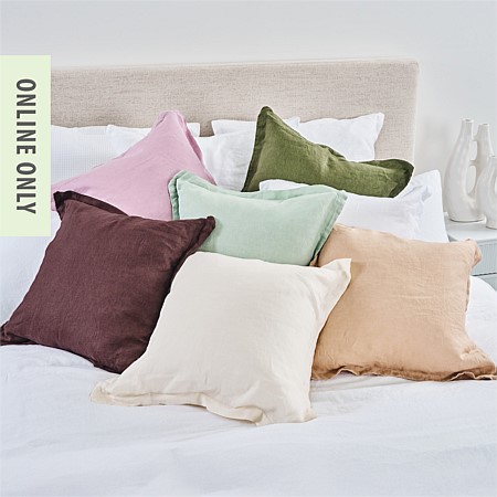  Ecoanthology 100% Linen Feather Fill Cushion