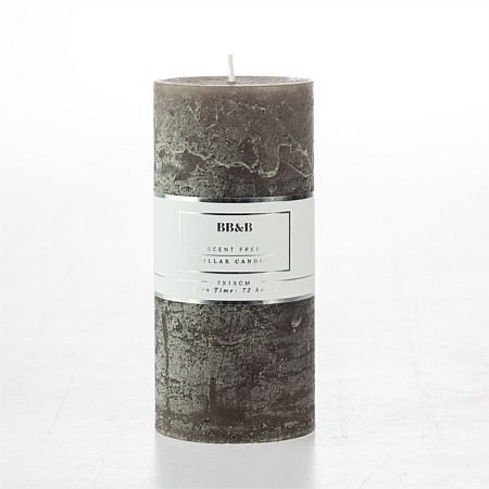bb&b Scent Free 15cm Pillar Candle