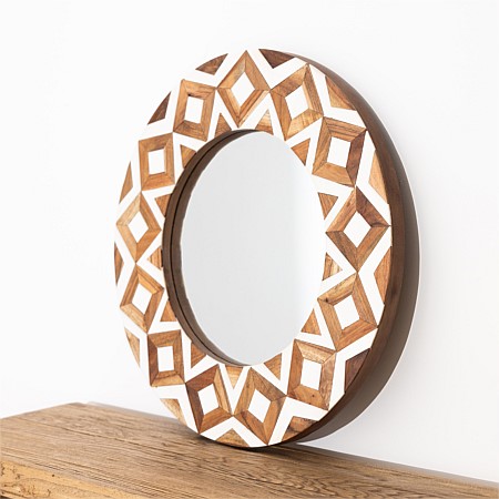 Solace Brie Resin Wall Mirror