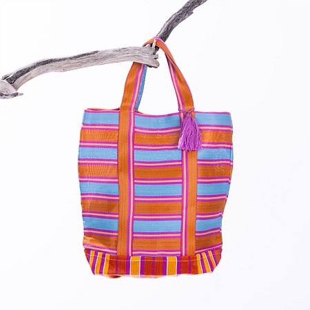 Marlo Apollo Beach Bag Blue/Orange