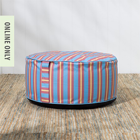 Amparo Paros Stripe Pouf Cover