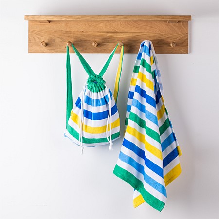 Seaside Supplies Kids Backpack with Towel Bold Stripe