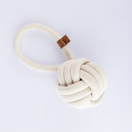 bb&b Pets  Remi Chew Ball & Rope 30x12cm