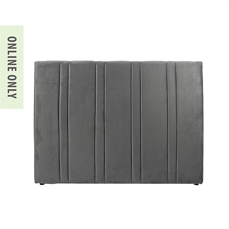 Solace Allie Headboard Charcoal Queen 