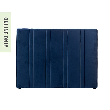 Solace Allie Headboard Navy Queen 