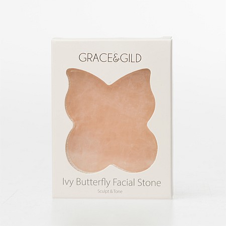 Grace & Gild Ivy Butterfly Facial Stone