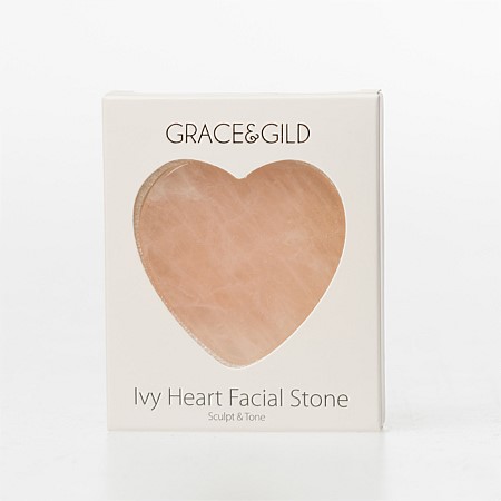 Grace & Gild Ivy Heart Facial Stone