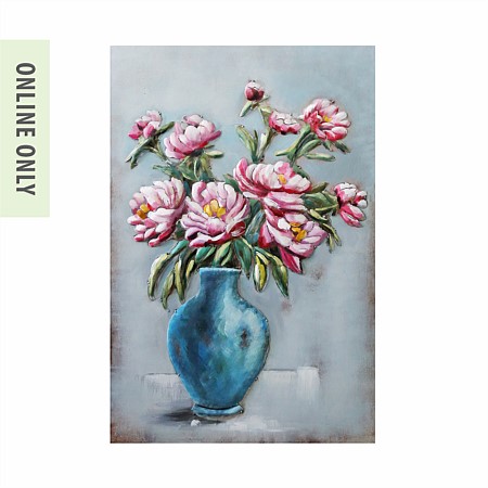 Design Plus Metal 3D Vase Wall Art
